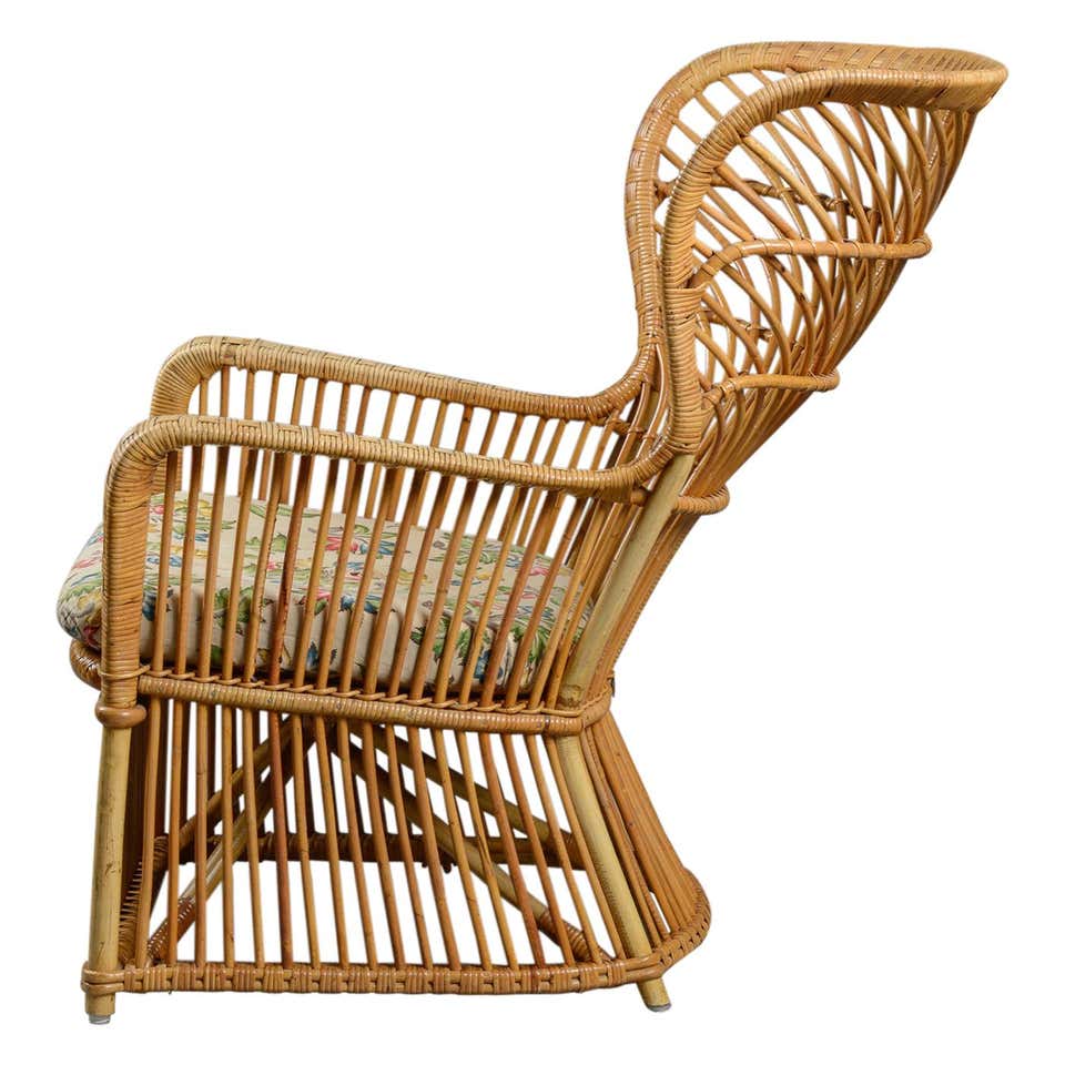 Wingback Wicker Chair – Arkitekt Møbler